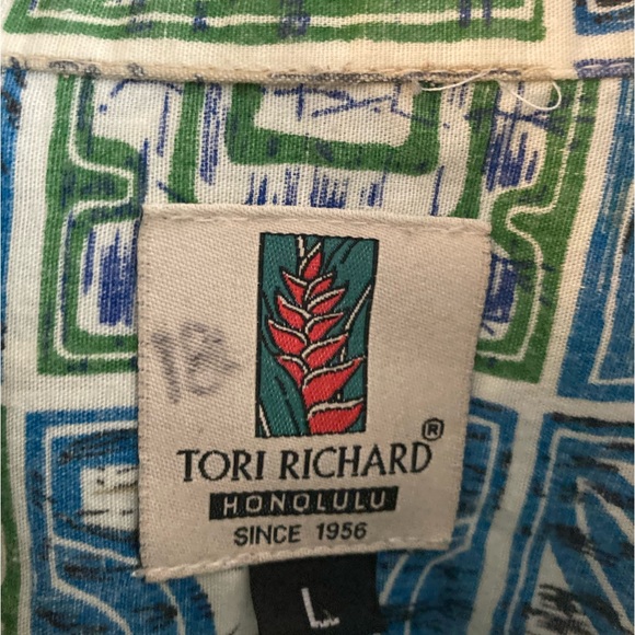 Tori Richard Honolulu Mens Large button down shirt - Picture 3 of 6
